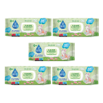 Niisked salvr&auml;tikud Gowipes Baby Cleanse&Protect, 5 x 50 tk