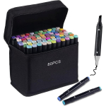 InspiraPens kahepoolsed markerid, 80 tk