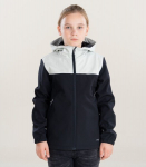 Icepeak laste softshell-jope Kline 51897-4*202, must/helehall, 164 cm
