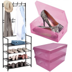 Hani Riidestange komplekt must + 3 kingakarpi, fuksia