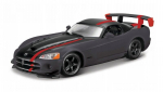 BBURAGO 1:24 Dodge Viper SRT10ACR Grey & RedStripe 22114