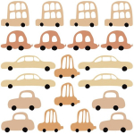 Pastelowe Love seinakleebised masinad boho I