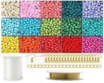 Klaashelmeste komplekt k&otilde;rvar&otilde;ngaste valmistamiseks RainBow&reg;, s&auml;rav, 1800, tk