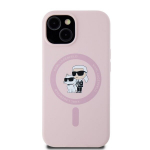 Karl Lagerfeld Liquid Silicone Karl and Choupette Mag Case