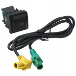 Kaabel Adapter Jack Port Usb Port Aux Volkswagen Vw Transporter T5 Caddy Golf V Vi Passat B6 B7sharan Tiguan Touran, ME Premium, Kabelio Adapteris Usb Prievadas Usb Prievadas Aux Volkswagen Vw Transporter T5 Caddy Golf V Vi Passat B6 B7sharan Tiguan  ...