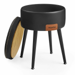 Multifunktsionaalne laud mustast &ouml;konahast