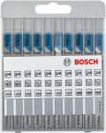 10-osaline Boschi tikksaeterade komplekt Basic for Metal