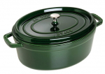 Ovaalne malmpott STAUB 40509-365-0 - roheline 5,5 ltr