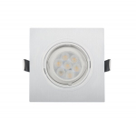 led plastikust ruudukujuline kohtvalgusti suure v&otilde;imsusega 6w 2700-3000k valge