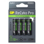 Laetav Aku GP R6 AA 2100mAh RECYKO + PRO Fast Flash GP-BR-210AAHCF-APCEB4 NiMH 4 tk. paki GP
