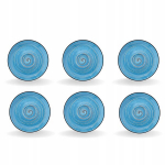 Wilmax taldrikute komplekt, 6 tk, WILMAX lėk&scaron;tė 11 cm, mėlyna - 6 vnt. rinkinys