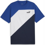 Puma T-S&auml;rgid Power Colorblock Tee Blue White 678929 14 678929 14/M