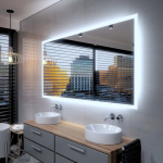 Peegel LED-valgustusega Vannituppa, Magamistuppa, Elutuppa - Boston - 170 cm, 70 cm, LED Veidrodis Modelis - Boston 170 cm x 70 cm