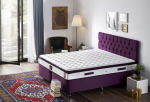 Čiužinys Purple 160x200 cm Double Size Padded Soft Mattress