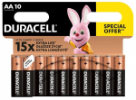 Patareid DURACELL AA, 10 &uuml;hikut (1 &uuml;hik)
