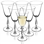 Valge punase veini klaaside komplekt 6 klaasist, 250 ml, Baltojo raudonojo vyno taurių rinkinys i&scaron; 6 stiklinių, 250 ml