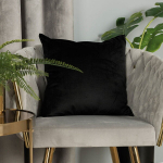 40x40 dekoratiivne sametine padjap&uuml;&uuml;r must