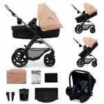 Universaalne vanker Kinderkraft Moov 2 3in1, Sand Beige