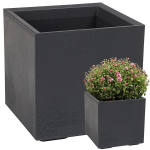 Lillepeenar KARO 400x400x400 ECO ringlussev&otilde;etud betoon - antratsiit LA935-82 LAMELA