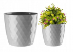 Kristallhall plastikust rombipott 20 x 18,5 cm
