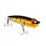 POPPER FLOPPER Wobbler OKOŃ SZCZUPAK F141 YELLOW