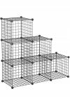 Modulaarne metallkapp x6 33x33x33cm, must