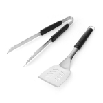 Meistriklassi BBQ tangid ja p&ouml;&ouml;ramislabad - 2tk komplekt