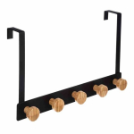Bamboo Black uksekinniti 5 konksuga