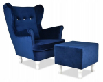 ARI tugitool koos jalatoega Scandinavian Family Furniture maisilill indigo