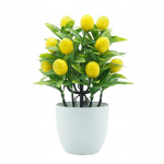 ARTIFICIAL PLANT ARTIFICIAL LEMON TREE 18x24cm CUTTING BONAI Potti, Dirbtinis augalas Dirbtinis citrinmedis 18x24cm pjovimo BONAI vazonas