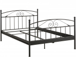 Voodi Notio Living Birgit Bed 140x200 cm, must