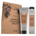 Lakm&eacute; Teknia Color Refresh Cocoa Brown Pack &scaron;ampoon + mask pruunidele juustele 300 ml + 250 ml