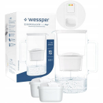 Wessper Aquamax 3.3l filtrikann - LED loendur + 3x veefilter