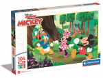 Clementoni pusle 104 maxi SuperKolor Mickey&Frien..23772