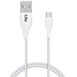 iLike ICT01 Vastupidav TPE USB-C (Type-C) Kiire 3.1A Andme- ja Laadimiskaabel 1m Valge