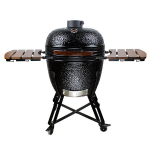 Grill Kamado Euroliux AU-23.5 BBQ, 136x80x123 cm, must