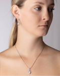 Silvego H&otilde;bedased rippuvad k&otilde;rvar&otilde;ngad ehtsa Moonstone JST13327EMS-iga sSL3855