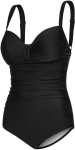 Naiste ujumistrikoo Aqua Speed Olivia, must