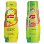 Siirup SodaStream Lipton Ice Tea Peach 440 ml + Ice Tea Green Tea Citrus 440 ml