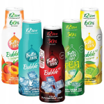 Siirup FruttaMax BROSKWINIA 500ml+COLA 500ml+CYTRINE LIMONKA 500ml+TONIC 500 ml+ICE TEA LEMON GREEN Light