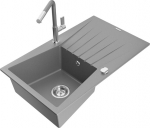 Graniidist k&ouml;&ouml;givalamu Mexen Cesar koos segisti ja sifooniga, hall/h&otilde;bedane