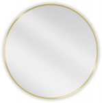 Vannitoa peegel Mexen Loft Round, 75 cm, kuldne