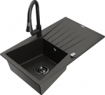 Graniidist k&ouml;&ouml;givalamu Mexen Cesar koos segisti ja sifooniga, must/must