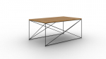 Kohvilaud ADRK Furniture Dante, kuldne/pruun