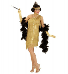 "FLAPPER" (kleit, kaelakee, sulgedega peapael)