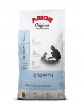 Arion Original Growth v&auml;ikest t&otilde;ugu kutsikatele kanaga, 7 kg