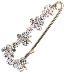 Elegantne tsirkoonidega pross, One size