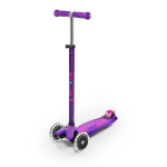 Kolmerattaline t&otilde;ukeratas Micro Maxi Deluxe LED Purple