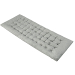 Costway 190 x 70 cm puuvillane v&auml;livoodi padi 7 cm paksune madrats 4 kinnitusrihmaga hall