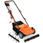 Costway elektriline kobesti muru &otilde;hutaja 1500 W 2-in-1 kobesti ja aeraator 104,5 x 51 x 103 cm oranž